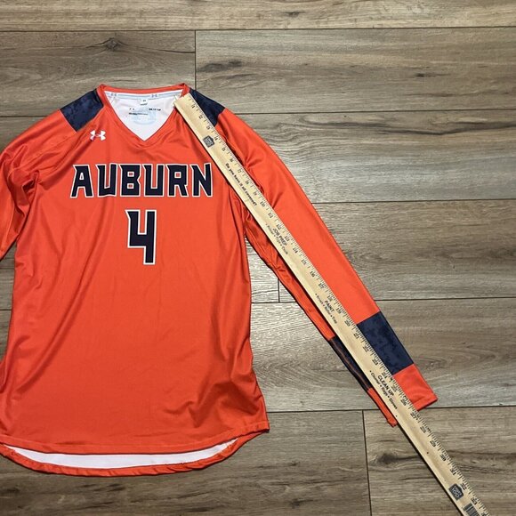Women's Under Armour Auburn Tigers Volleyball Jersey SZ Small Orange UJVJG4W - Picture 7 of 11
